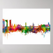 Chennai Skyline India Poster (Vorne)