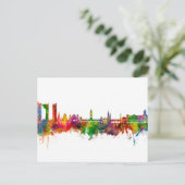 Chennai Skyline India Postkarte (Stehend Vorderseite)