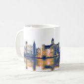 Chennai Skyline Kaffeetasse (Vorderseite Links)