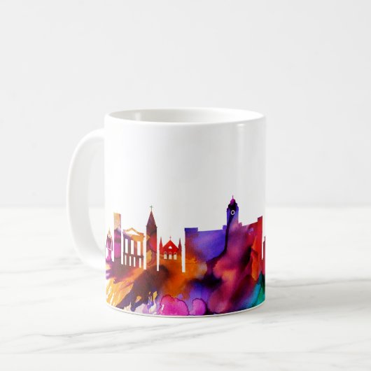 Chennai Skyline Kaffeetasse (Vorderseite Links)