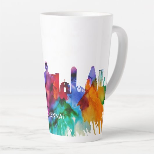 Chennai Skyline Milchtasse (Rechte Ecke)