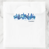 Chennai Tamil Runder Aufkleber (Tasche)