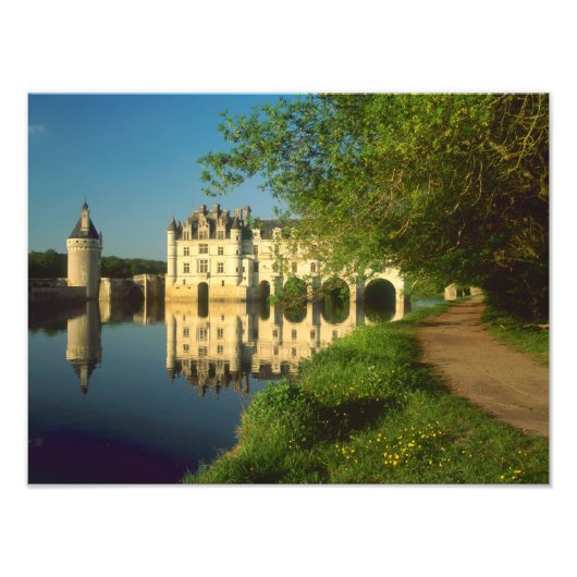 Chenonceau Chateau, Loire Valley Fotodruck (Vorne)