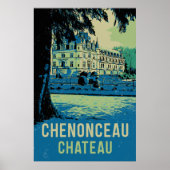 Chenonceau chateau Originalbild Frankreich Poster (Vorne)