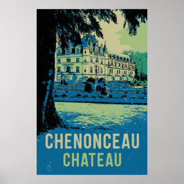 Chenonceau chateau Originalbild Frankreich Poster