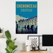 Chenonceau chateau Originalbild Frankreich Poster (Heimbüro)