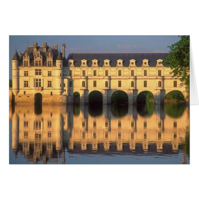 Chenonceau Chateau, River Cher, Loir-et-Cher, (Vorderseite (Horizontal))