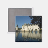Chenonceau Chateau, River Cher, Loir-et-Cher, 2 Magnet (Vorderseite/Rückseite)