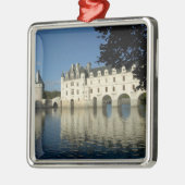 Chenonceau Chateau, River Cher, Loir-et-Cher, 2 Ornament Aus Metall (Links)