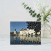 Chenonceau Chateau, River Cher, Loir-et-Cher, 2 Postkarte (Stehend Vorderseite)