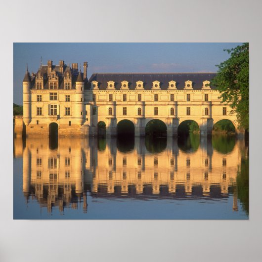 Chenonceau Chateau, River Cher, Loir-et-Cher, Poster (Vorne)