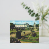 Chenonceau Schloss, Indre et Loire Postkarte (Stehend Vorderseite)