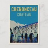 Chenonceau-Schlossausstellung Frankreich Po Postkarte (Vorderseite)