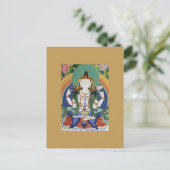 Chenrezig Bodhisattva des Mitgefühls Postkarte (Stehend Vorderseite)