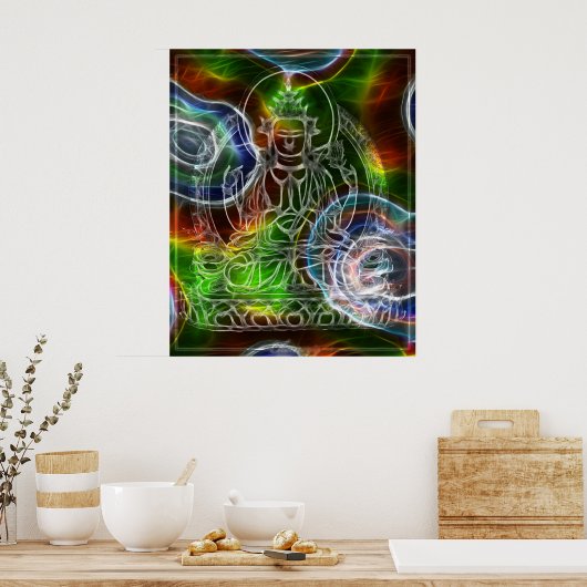 Chenrezig Energy Poster (Küche)