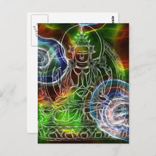 Chenrezig Energy Postkarte (Vorne/Hinten)