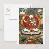 CHENREZIG GYALWA GYATSO POSTKARTE (Vorne/Hinten)