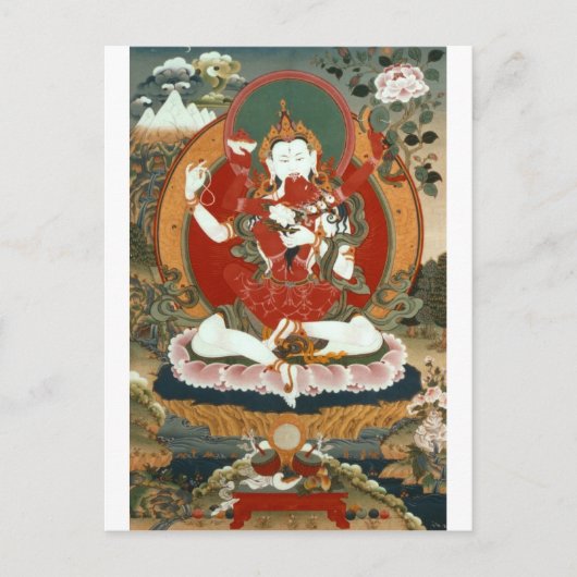 CHENREZIG GYALWA GYATSO POSTKARTE (Vorderseite)