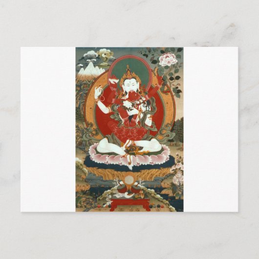 CHENREZIG GYALWA GYATSO POSTKARTE (Vorderseite)