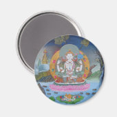 Chenrezig Magnet (Vorderseite/Rückseite)