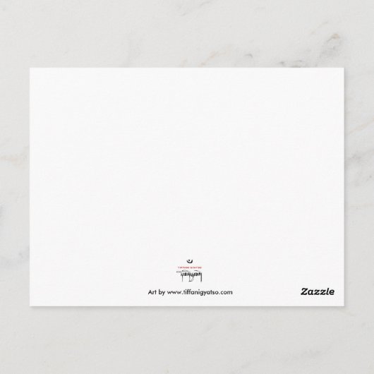 Chenrezig Postkarte (Rückseite)