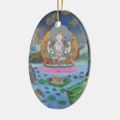 Chenrezig Verzierung Keramik Ornament (Links)