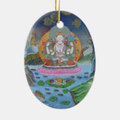 Chenrezig Verzierung Keramik Ornament (Hinten)