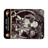 Chenrezing Buddha, Vintag Heruka & Tibet /Dharma Magnet (Horizontal)