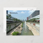 Cheonggye Stream Postkarte (Vorne/Hinten)