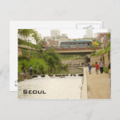 Cheonggye Stream Postkarte (Vorne/Hinten)