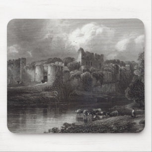 Chepstow Schloss, graviert von R. Hinshelwood Mousepad