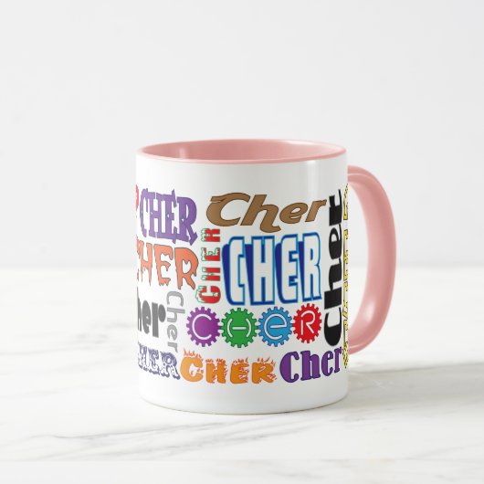 Cher-Kaffee-Tasse Tasse (VorderseiteRechts)