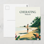Cherating Malaysia Postkarte (Vorne/Hinten)