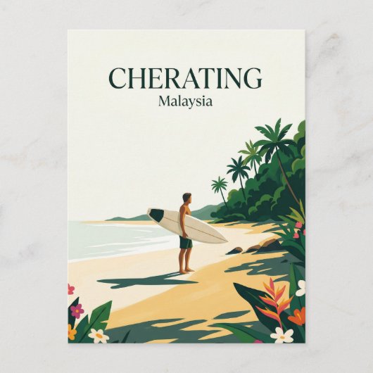 Cherating Malaysia Postkarte (Vorderseite)