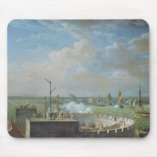 Cherbourg-Hafen, 1822 Mousepad (Vorne)