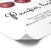 Cherbow baby Dusche Schnuller Jagdwild Poster (Ecke)