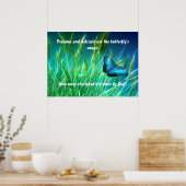 Cherded Butterfly Poster (Küche)