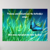 Cherded Butterfly Poster (Vorne)