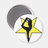 Chereleader Flyer-Starmagnet Magnet (Vorderseite/Rückseite)