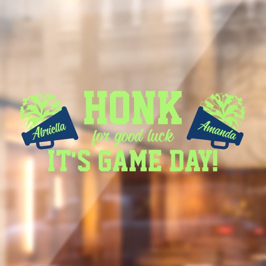 Chereleader Game Day Fensteraufkleber (Blatt 2)