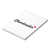 Chereleader-Herz Notizblock (Rotiert)