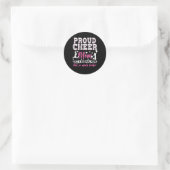 Chereleader Mama Cheer Mama Runder Aufkleber (Tasche)