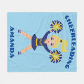 Chereleader Personalisiert Fleece Blanket (Vorderseite (Horizontal))