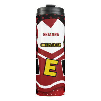 Chereleader Red and White Uniform Cheer Thermosbecher