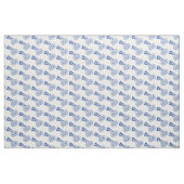 Chereleader Team School Colors Blue & White Stoff (Fat Quarter (45,7 x 55,9 cm))