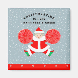 Chereleader Weihnachtsfeiertage Kleinen Geschenke Magnet
