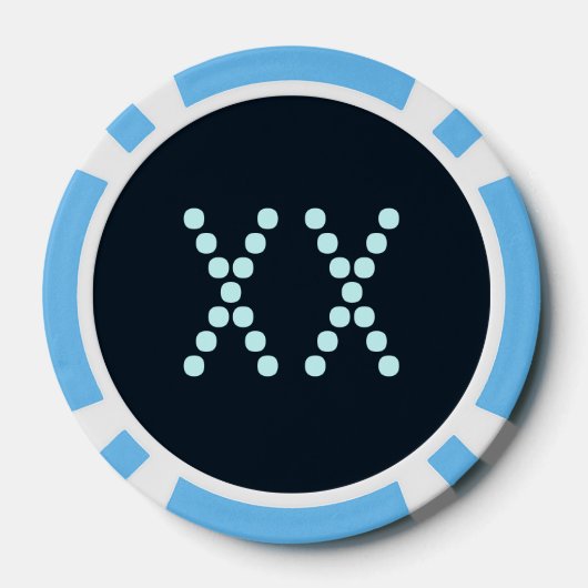 Cherenkov Radiation Pokerchips (Rückseite)