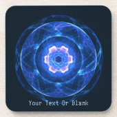 Cherenkov-Strahlung Getränkeuntersetzer (Vorderseite)