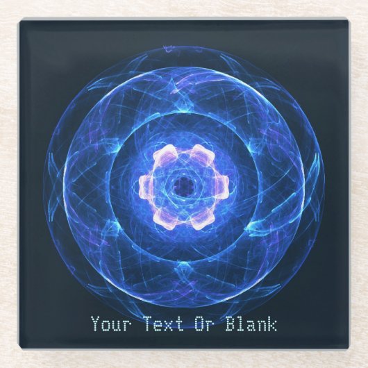 Cherenkov-Strahlung Glasuntersetzer (Vorderseite)