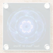 Cherenkov-Strahlung Glasuntersetzer (Rückseite)